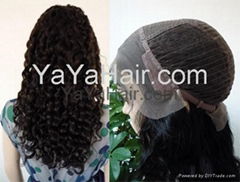 Wholesale 3" Hand Made Human Hair Lace Front Wigs 