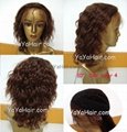 Wholesale 3" Hand Made Human Hair Lace Front Wigs  5