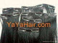 100% Human Hair Clip in Extension 1