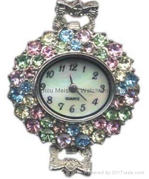 Fashion lady jewelry watch face 100% new 5