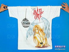 Hand-painted T shirt - Angel Sanctuary