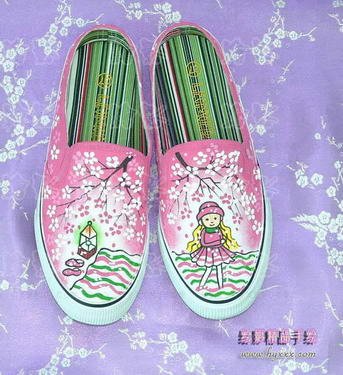 Hand-painted shoes(hand-painted canvas shoes) 5