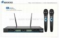 dual channel diversity receiver uhf wireless microphone 1