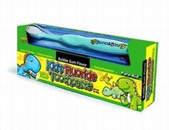 Kids Fluoride Toothpaste 3.0oz Bubble Gum flavor