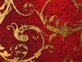 chenille large jacquard fabric