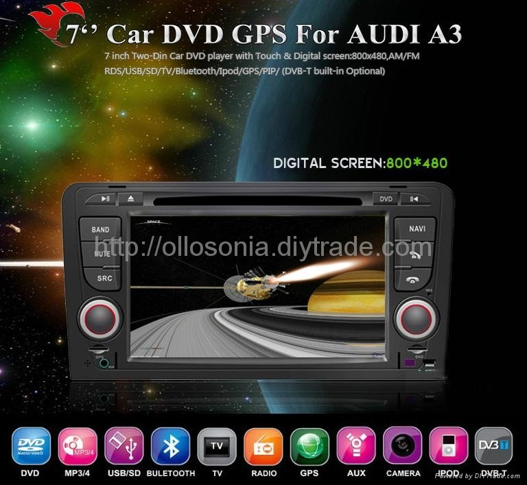 car dvd and gps for audi a3