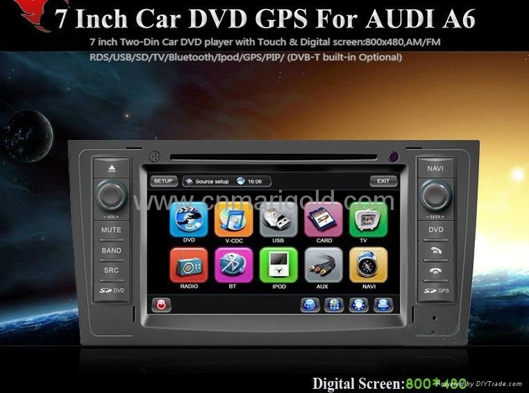 car dvd and gps for audi a6