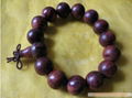 Hainan Huali Rose Wood~Tibetan~Bead 3