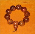 Hainan Huali Rose Wood~Tibetan~Bead 4