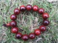 Hainan Huali Rose Wood~Tibetan~Bead 5