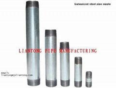 Galvanized steel pipe nipple