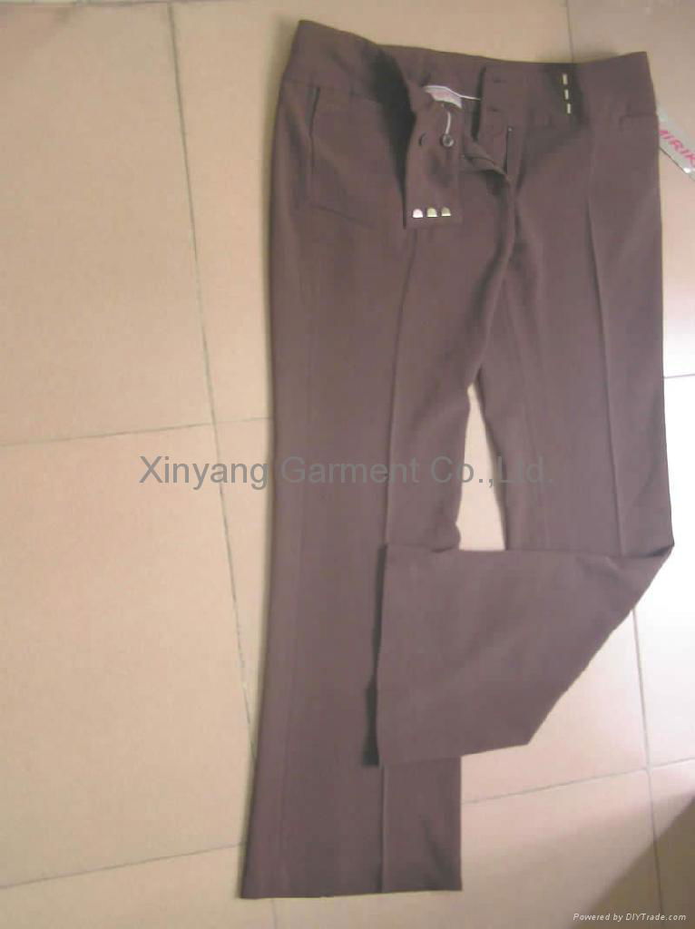 lady's clothing leisure pants 4