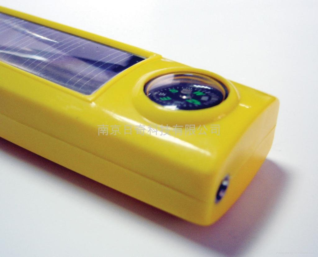 pocket solar torch with AC charger 2