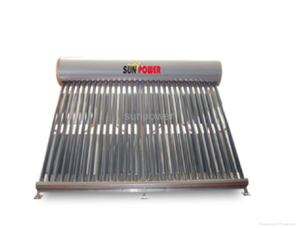 integrated lower pressure solar water heater 2