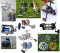 trolling reels, game reels, baitrunner reels, bait casting reels, spinning 