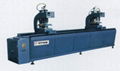 Two- head welding machine for vinyl