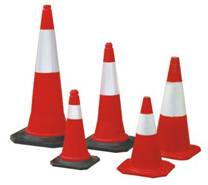 PE&rubber Traffic Cone