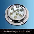 LED Underwater Boat Light 9X3W