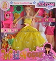 bendable doll with many dress 2