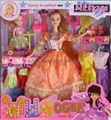 bendable doll with many dress 4