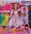 bendable doll with many dress 5