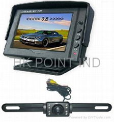 3.5 inch wired car rear view system