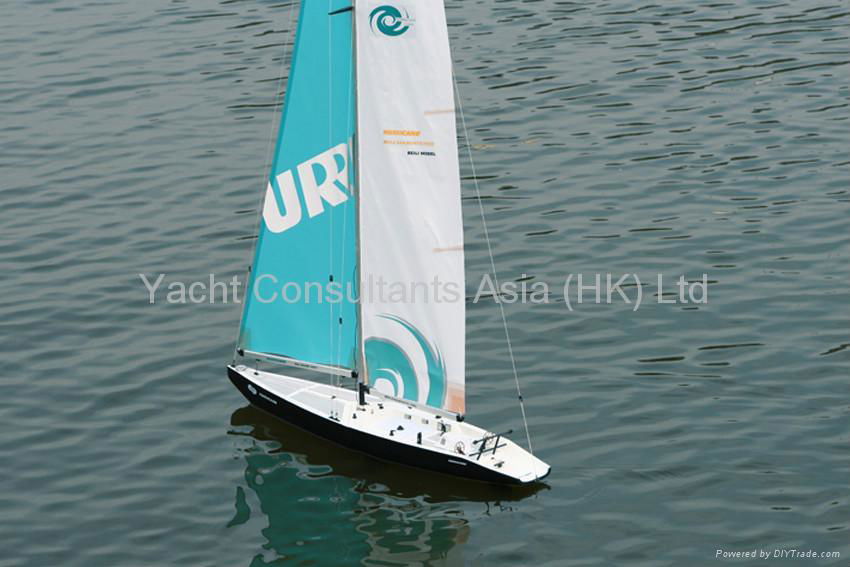 hurricane 1000 rc sailboat