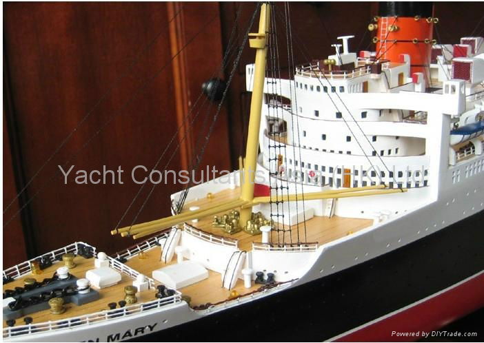 Queen Mary 39'' Display Ship Model 3