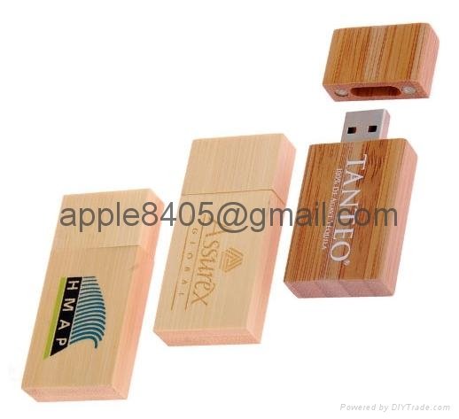 Wooden USB flash stick