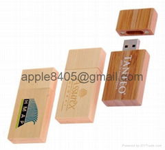 Wooden USB flash stick