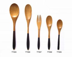 BAMBOO FORK AND SPOON