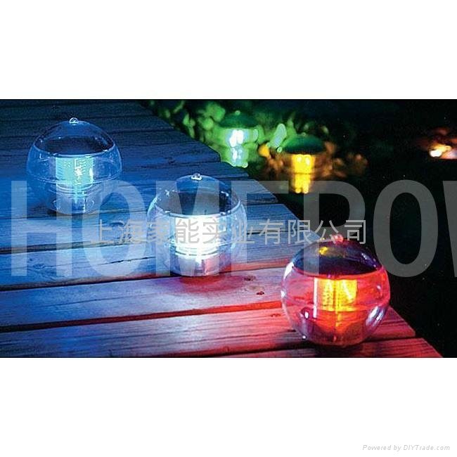 solar led light floating ball supplier from China 5