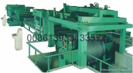 Metal coil cut to length line