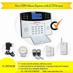 GSM SMS Voice Alarm System With LCD Screen (YL-007M2B)