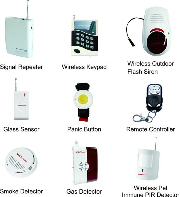 New GSM Security System With Intercom and Home Appliance Controlling (YL-007M3B) 2