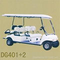 3-PALS gold car electric cart golf cart