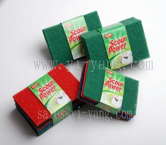 Scour pad, sponge scrubber , polishing floor pad 2
