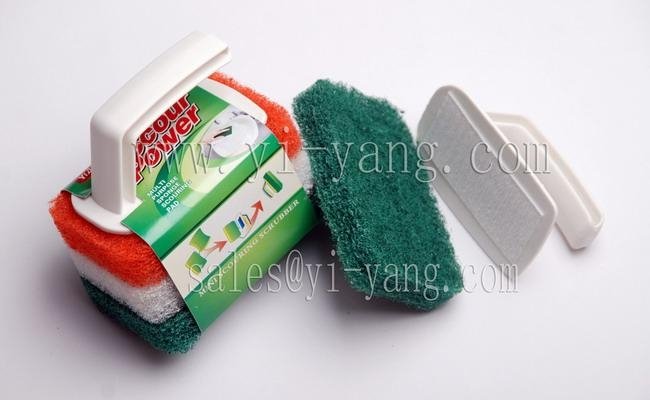 Scour pad, sponge scrubber , polishing floor pad 4
