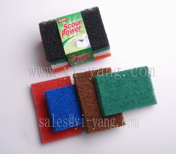 Scour pad, sponge scrubber , polishing floor pad 5