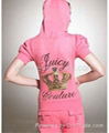 Juicy Crown Short-Sleeved Hoodie Track Suit 1