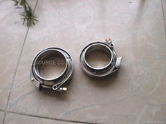 2.5" stainless steel v band flange and v- band clamp 