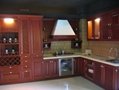 solid wooden kitchen cabinet 07-maple