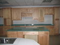 solid wooden kitchen cabinet 05-Maple 1