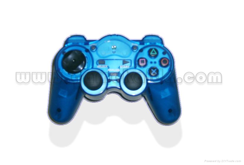 transparent blue joypad for ps2