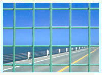 PVC coated welded mesh panel