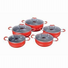 10pcs aluminum cookware set 