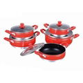 10pcs aluminum cookware set