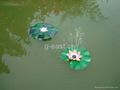 Lotus Shape Solar Fountain