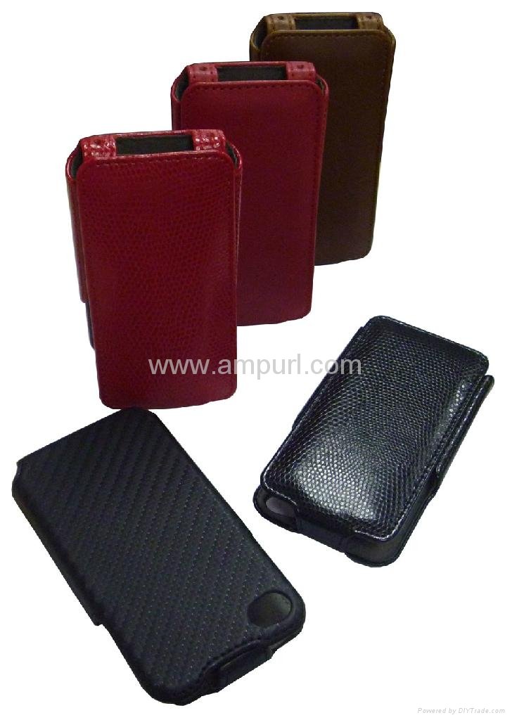 iphone 4GS hot shaping leather case