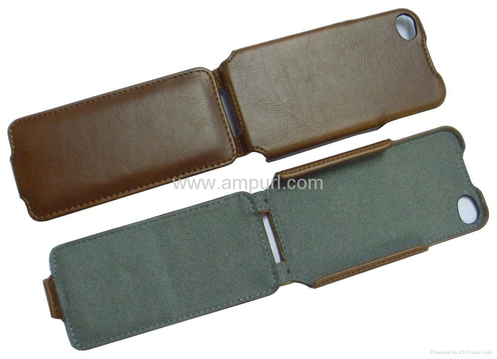 iphone 4GS hot shaping leather case 5